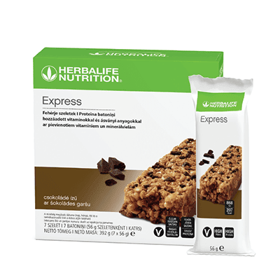 Herbalife maistinis batonėlis F1 Express "Juodojo šokolado" skonio 7 vnt.